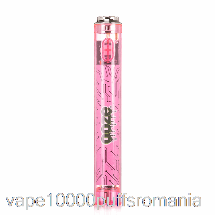 Vape Romania Ooze Slim 400mah Clear 510 Baterie Vape Roz Atomic